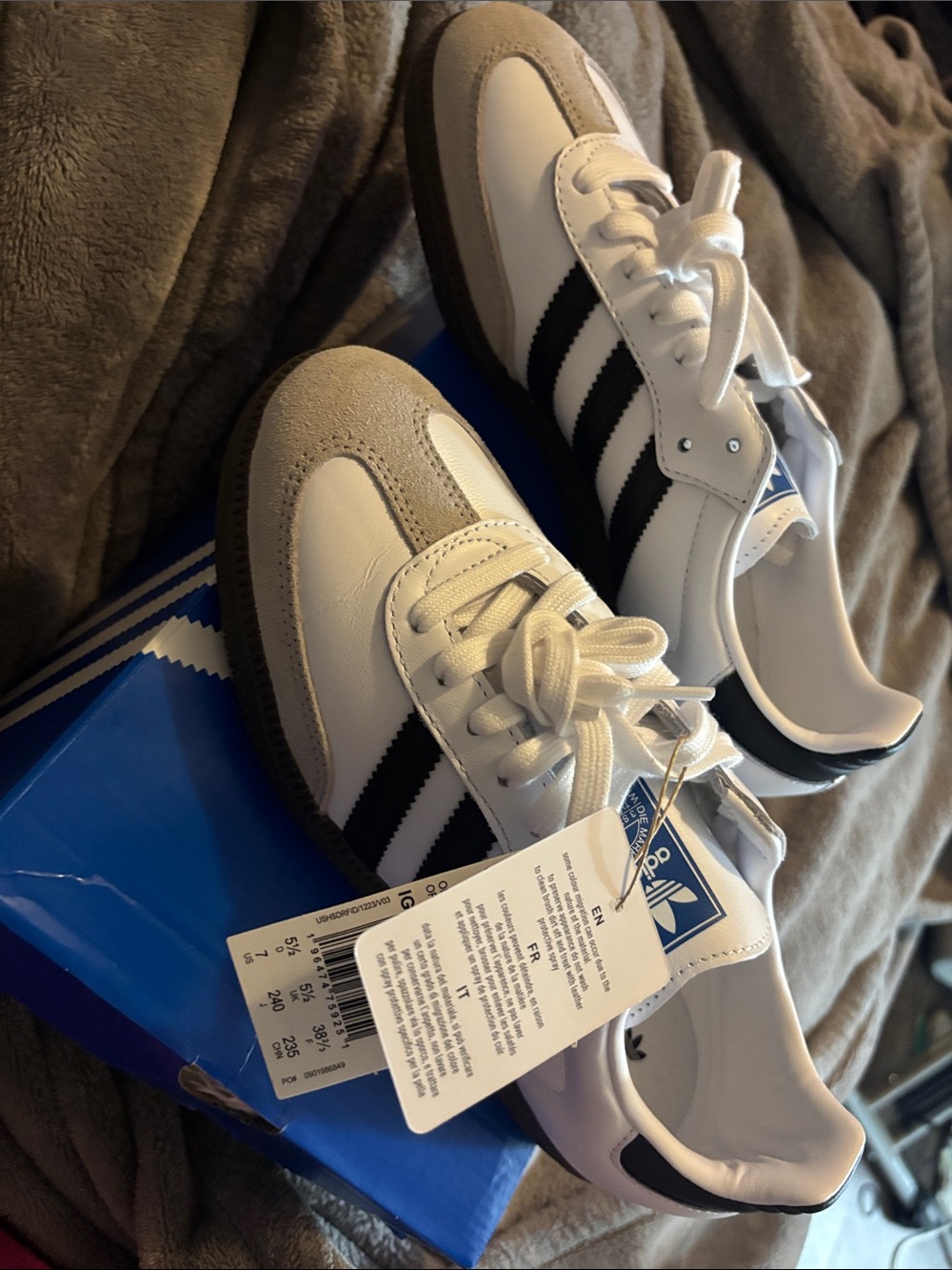 adidas Samba OG W White Black NWB - Picture 4 of 5